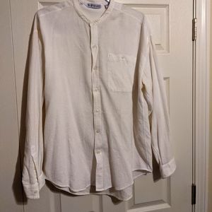 In Private men size XL button down long sleeve shirt